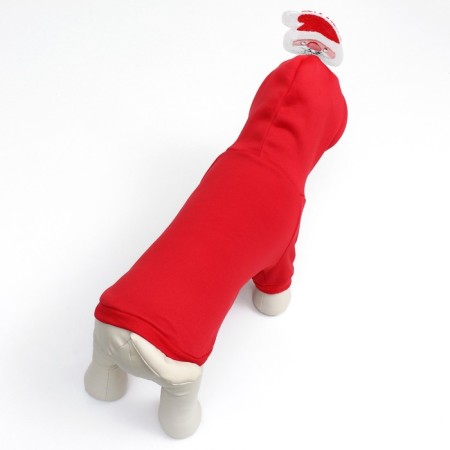 Animal suit "Santa Claus", size XS, red-4