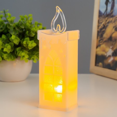 Nightmare "Snow House" LED from 3xlr1130 batteries white 5x4x16 cm Risalux-1