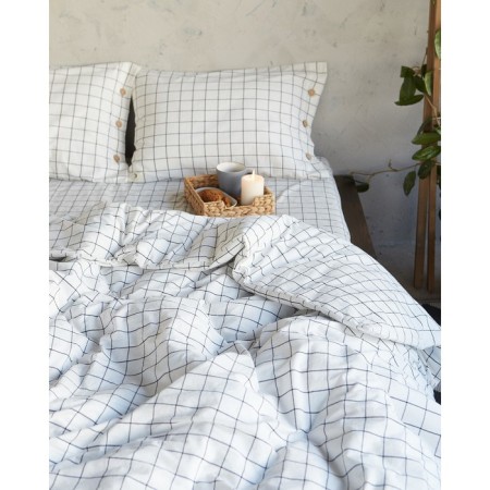 Bed linen Ethel "Cell" euro 200x220 cm, 240x220 cm, 50x70-2pcs-3