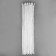 Lightning "Spiral", No. 5, detachable, castle machine, 60 cm, white color
