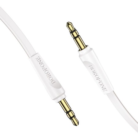 Audio Borofone BL6, Jack 3.5 mm (M) -Jack 3.5 mm (M), TPE braid, 1 m, white-1
