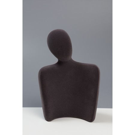 Bust for jewelry "Silhouette", 13 × 7 × 20 cm, h = 20 cm, phlock, color gray-7