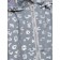 Vetrovka for girls, height 116 cm, silver color