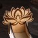 Lotus stand for incense (set 4 parts) 21x8x7.5 cm