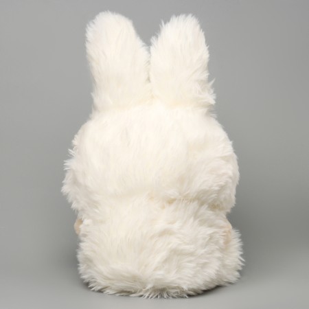 Soft toy "doll" in a costume bunny, 30 cm, white color-3