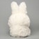 Soft toy "doll" in a costume bunny, 30 cm, white color