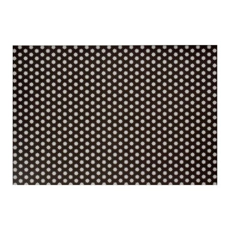 Cardboard of color two -way A4, 6 sheets, 6 colors "chamomile", 200 g/m², with a pattern-7