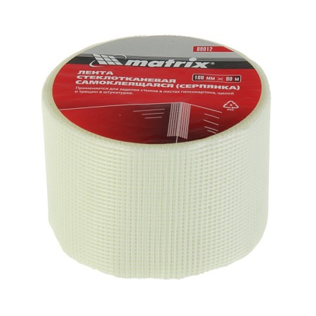 Serpi Matrix, 100 mm × 90 m, self -adhesive, fiberglass-1