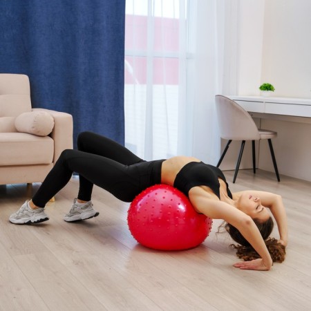 Fitball ONLYTOP, D = 45 cm, 500 g, massage, MIX colors-5