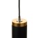 Suspension lamp "Regent" LED 5W 4000K black 3.3x3.3x30-130cm