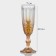 CHAMPARY LAS-Channel glass 180 ml 7x7x20, Amber gradient color
