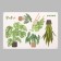 Stick plastic interior color "Home flowers" 40x60 cm