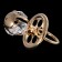 Souvenir "Nipple", 6 × 3.5 × 3 cm, with crystals