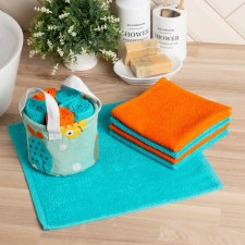 A set of Mahri universal napkins in the Basket Ethel Sea 30x30sm-5pcs, 100% cotton, 340g/m2