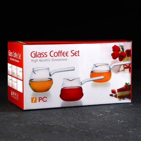 Glass Turkish with a lid Magistro "Arabica", 350 ml, 19 × 8.5 × 14 cm-4