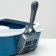 Sima toilet with an side + grid + scoop 30 x 39 x 13.5 cm Blue Fix
