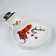 New Year! Menzhitsa New Year's ceramic “Snowman!”, 14 x 20 x 3 cm, white color