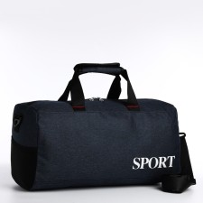 Sports bag with lightning, long belt, blue color