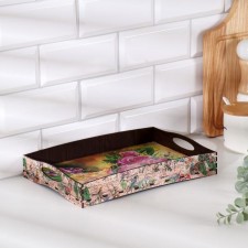 Tray with handles 