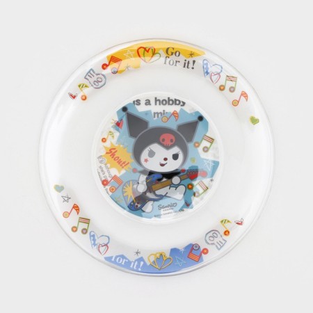 Glass plate "Kuromi. Graffiti ", d = 19 cm-1