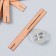 Wick with the holder double for a candle tree 1x8 cm