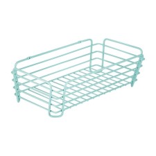 The shelf is rectangular
