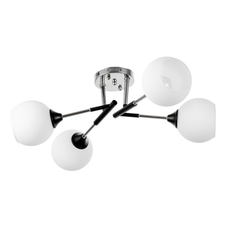 Luer "Indis" 4he27 40w Black-chromium 60x60x26 cm