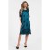 Women's dress, size 42, black color, blue
