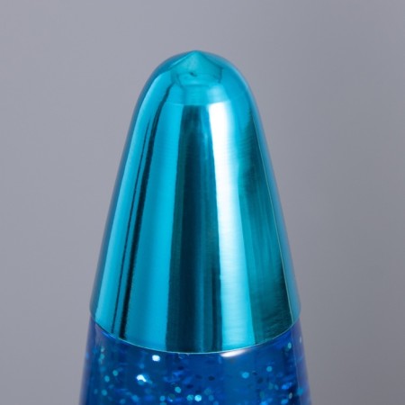 Lava-lamp "Rocket" 1x30W E14-R39 (sparkles) blue 8x8x34cm-4