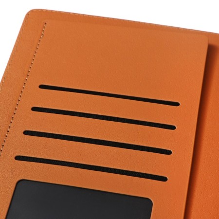 Organizer on the rings A5, 80 sheets, leatherette, line, with a strap, green-6