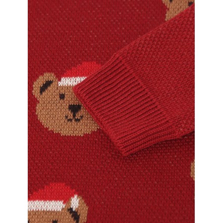 New Year. Jumper knitted baby I "New Year cubs" growth 80-86 cm-2