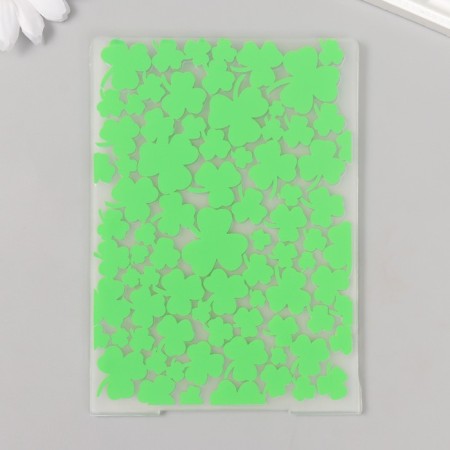 Embosing stencil plastic "Clover" 14.8x10.5 cm