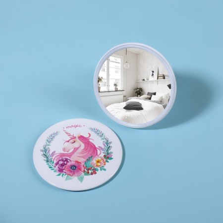 Mirror "unicorns", d = 7.5 cm, multi -colored-2