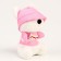 Soft toy "Dog" in a panamom, 13 cm, color mix