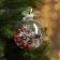 Christmas tree toy "in a ball" silver with red