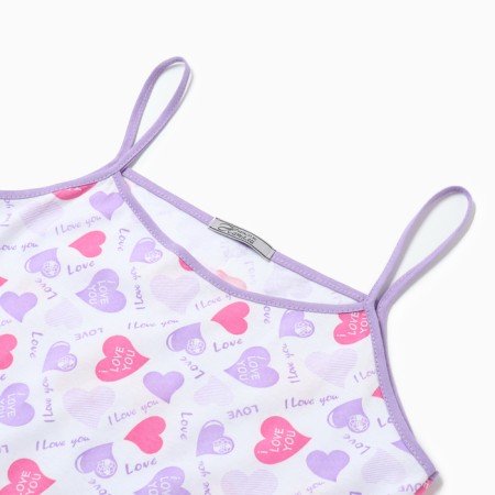 Night shirt female, color lilac, size 46-5