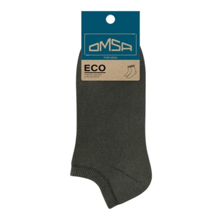 Male shortened socks Omsa Eco, size 39-41, Militari color