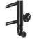 Water towel Domoterm "Calipso" P9, 500x700 mm, black