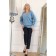 Female pool Wisell, size 42, blue color