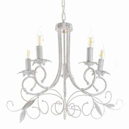 Iris chandelier 5xe14 40w is white with a golden patina 66x66x46-105 cm Bayerlux-1
