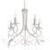 Iris chandelier 5xe14 40w is white with a golden patina 66x66x46-105 cm Bayerlux