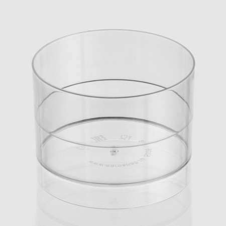 Plastic disposable form for worships "zero", 60 ml, 5.3 cm, color transparent color-3