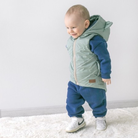 Beginning children's insulated kinderlitto "Orsetto", height 74-80 cm, half-worn.-8