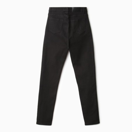 Jeans insulated female, black color, size 30 (46)-8