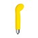 Stimulator of the goromantica awe, 12 cm, silicone, yellow color