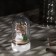 LED figure under the dome "Snowman" 6 × 9.5 × 6 cm, wood, batteries LR1130x3, glow warm white
