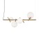 Suspended Freya Blossom, G9, 4x25 W, 1730x260x920 mm