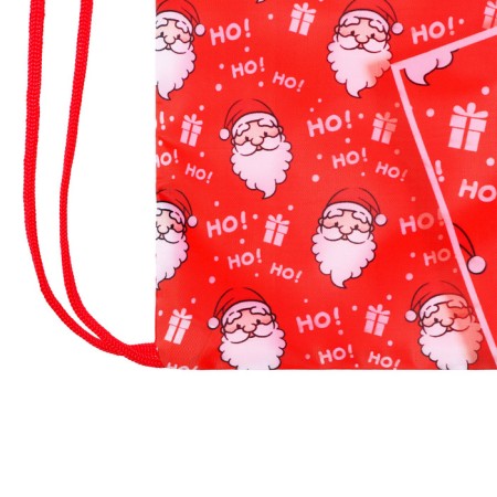 New Year. Bag for sweets 290 x 340 mm "HO-HO" (soft polyester density 210D)-4