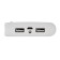 External battery Luazon PB-01, 7200 mAh, 2 USB, 1/2.1 A, flashlight, white