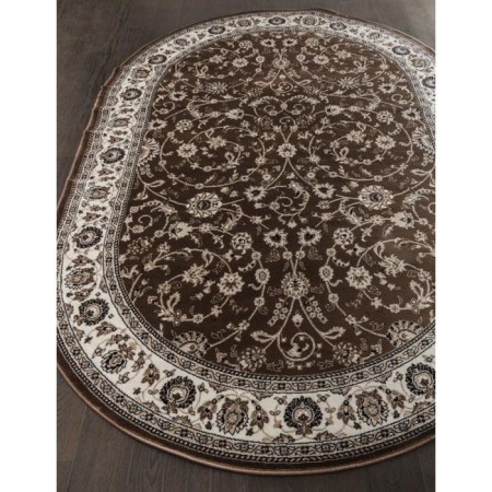 Oval carpet Merinos Valencia Deluxe, size 150x230 cm, color Brown
